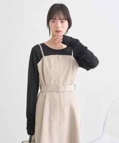 earth music&ecology ダブルジップキャミワンピース
