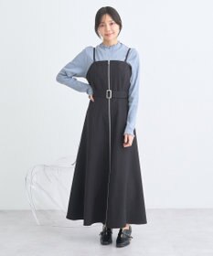 earth music&ecology ダブルジップキャミワンピース