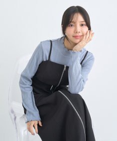 earth music&ecology ダブルジップキャミワンピース