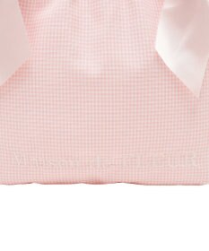 Maison de FLEUR ギンガムダブルリボンギャザートートバッグ