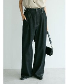 CRAFT STANDARD BOUTIQUE デニムハイウエストワイドパンツ