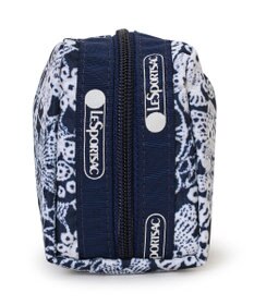 LeSportsac RECTANGULAR COSMETIC/フローラルレースネイビー
