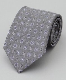 GOTAIRIKU GOTAIRIKU別注【日本製】シルク ネクタイ_小紋柄 ライトグレー系8