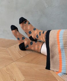 TRICOTE ARGYLE LINK SOCKS／アーガイルリンクソックス