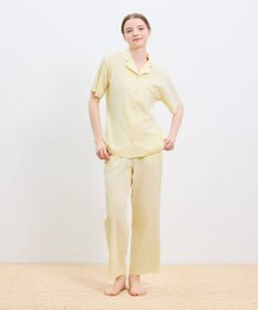 une nana cool 【綿100%】70/2 天竺 半袖開襟パジャマ MADE WITH LIBERTY FABRIC