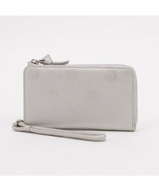 UNBILLION ペルケ perche / ドット型押しL字ロングストラップウォレット