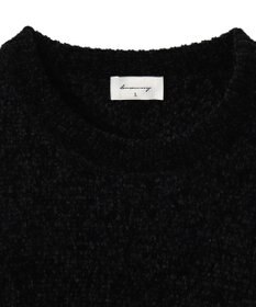 WEGO ベロアモールワンポイントプルオーバー