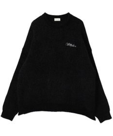 WEGO ベロアモールワンポイントプルオーバー