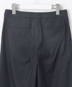 J.PRESS LADIES 【洗える・接触冷感・UVケア・吸水速乾・防透け】麻シェルドライ ワイドストレート マリン パンツ