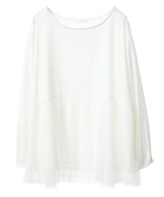 Green Parks プリーツチュールドッキングプルオーバー