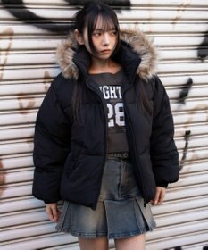 WEGO 3WAYファーフードパファーブルゾン