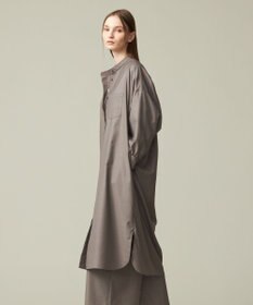 J.PRESS YORK STREET 【WOMEN】バックドレープ シャツワンピース