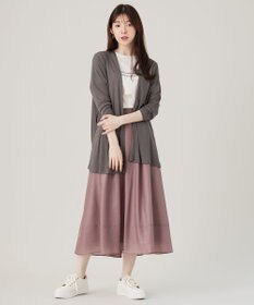 ANY SIS 【洗える】サラサラ着流し カーディガン