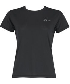 CW-X 【WOMEN】 CW-X トップス 【薄軽ランニングシャツ】 半袖 3分袖 Ｕネック 吸汗速乾性(本体) レディース DLY155 /ワコール