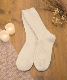 Tiaclasse ケーブル柄編みソックス