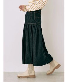 earth music&ecology Ｌｅｅ×ｅ．ｍ．ａ．ｅ．デニムフリルスカート