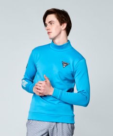 冬の暖かトップスはこれ！【MEN】ストレッチ裏フリース モックネック