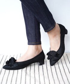 nouvelleRobe Oū 新色追加【本革・高反発】Ruffles ポインテッドトゥ ヒールパンプス