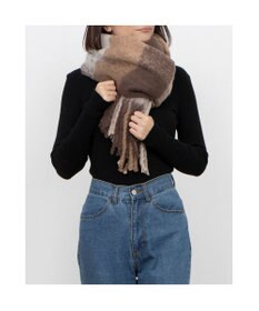 UNBILLION カシュネ cache nez / リサイクルポリブロックチェックストール