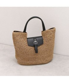 UNBILLION カシュカシュ cachecache / ベルトフラップクロッシェトート カゴバッグ