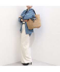 UNBILLION カシュカシュ cachecache / ベルトフラップクロッシェトート カゴバッグ