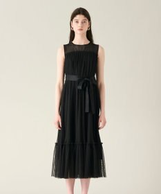 GRACE CONTINENTAL プリーツロングドレス