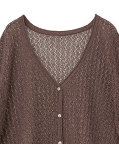 AMERICAN HOLIC 2WAYレース編みニットカーディガン