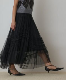 GRACE CONTINENTAL イレギュラ－チュ－ルスカート