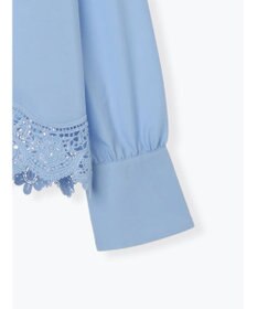 Te chichi スカラップレースヘムクロップトシャツ