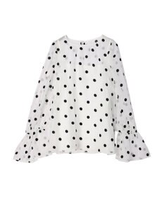 Green Parks Ｂ．ＳＥＴ２点　シアードットブラウス＋キャミソール