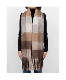 UNBILLION カシュネ cache nez / リサイクルポリブロックチェックストール