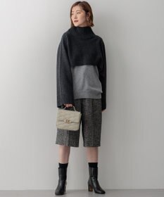 23区 キルティング トップハンドル ショルダーバッグ