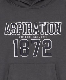 WEGO 裏起毛グラフィックビッグプルパーカー