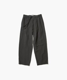 ATON COTTON LINEN VOILE | ツータックイージーパンツ - UNISEX