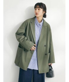CRAFT STANDARD BOUTIQUE コットンギャバジンＷテーラードジャケット