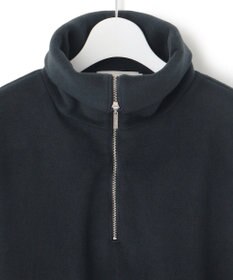ICB L 【洗える】 トスカーナフリース ハーフジッププルオーバー