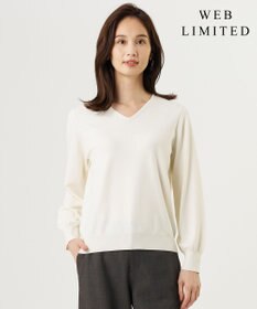 J.PRESS LADIES S 【WEB限定・人気定番アイテム・シーンレスに活躍】PRINCE Vネック ニット