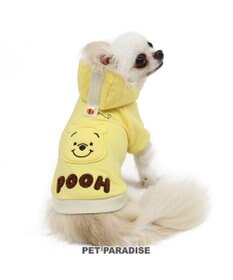 PET PARADISE 犬 服 ディズニー くまのプーさん パーカー 【小型犬】 顔 ワッペン
