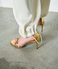 GRACE CONTINENTAL サテンワークパンツ