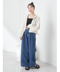 earth music&ecology シアーフードブルゾン