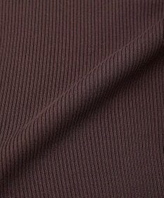 earth music&ecology レイヤード風ギャザーショルダーリブニット