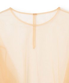 BEIGE， 【洗える・Oggi 6月号掲載】SILENE / オーバーサイズチュールブラウス