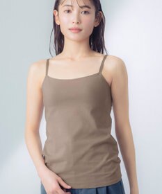 Wing カップ付きキャミソール 綿混(身生地部) ラク きれいなバストシルエット 【シンクロブラトップ 綿混タイプ】 ブラトップ ET1032 ウイング／ワコール