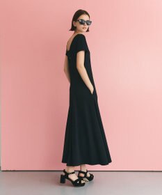 GRACE CONTINENTAL バックオープンポンチワンピース