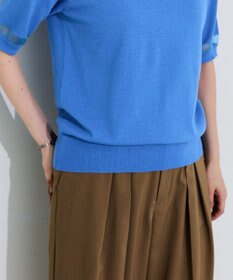 Green Parks 袖シアーニットプルオーバー