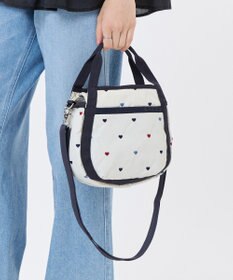 LeSportsac SMALL JENNI/トリコロールハートエンブロイダリー