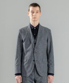 JOSEPH HOMME 新型・新柄【洗える/ストレッチ/シワになりにくい/セットアップ対応可】クールドッツストレッチ 　ジャケット