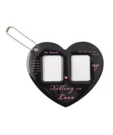 WEGO 【推し活＆痛バ】ハートIDフォトケースキーホルダー