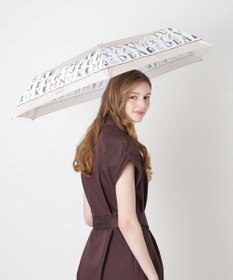 MOONBAT ポール & ジョー (PAUL & JOE ACCESSOIRES) ABC Garden アニマル 折りたたみ傘 竹手元 巾着型傘袋