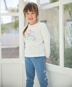 ANY KIDS ガーリーアート 長袖Tシャツ